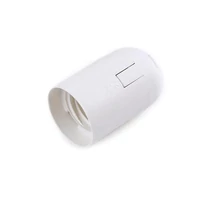 Foglalat E 27, 60W, 230V, fehér műanyag+végkúp