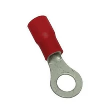 Szemes saru 10mm2 8M/csavar gyűrűs-alakú PVC piros réz ónozott TRACON