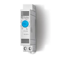 Termosztát sorolható fűtés 0-60°C 10A 250V nyitó 7T.81.0.000.2403 FINDER