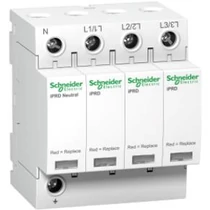 Túlfeszültség-levezető dugaszolható T2 TN-S TT 400V/AC 20kA 8M Acti9 iQuick PRD Schneider