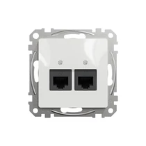 SednaÚj adatcsatlakozó dugalj UTP RJ45 8(8) Cat5e süllyesztett fehér Schneider