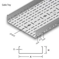 EAE UKS 40*50*0,8 kábeltálca 3m/szál