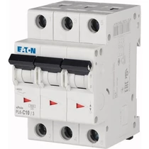 Kismegszakító 3P 6A C-jelleg 400V AC 6kA/60898 PL6-C6/3 EATON