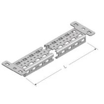 Lemezszekrény EAE D szerelő sín 350*49*23mm, füles