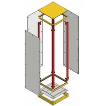 Lemezszekrény EAE D 600*400mm MODUL készlet