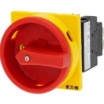 Szakaszoló fő- és vészkapcsoló 20A 3P 5.5kW/400VAC-3 előlapi központos fix T0-2-1/EA/SVB EATON