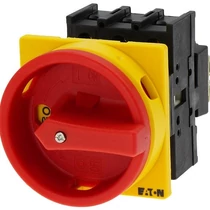 Szakaszoló fő- és vészkapcsoló 32A 3P 13kW/400VAC-3 beépíthető fix piros P1-32/EA/SVB EATON