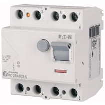 Áram-védőkapcsoló (Fi-relé) analóg 4P 25A 30mA A-típus 6kA HNC-25/4/003-A xPole Home EATON