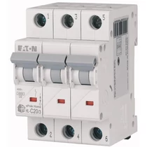 Kismegszakító 3P 20A C-jelleg 230V AC 4.5kA/60898 HL-C20/3 xPole Home EATON