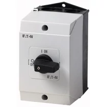 Szakaszoló be-ki kapcsoló 25A 3P 7.5kW/400VAC-3 ráépíthető tokozott fekete P1-25/I2 EATON