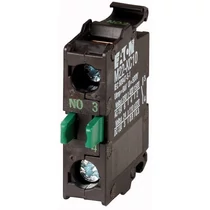 Érintkezőblokk vezérlőkészülékhez alaplapra rádugható 1-z 6A/AC15/230V csavaros M22-KC10 EATON