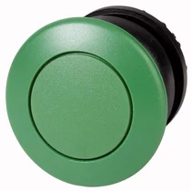 Gombafejű nyomógomb M22S-DRP-G, retesz, zöld EATON