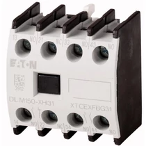 Segédérintkező blokk kontaktorhoz előlapra rádugható 2-z 2-ny 6A/AC15/230V DILM150-XHI22 EATON