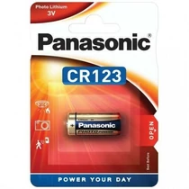 CR 123A lithium elem Sanyo, Ansmann, Panasonic