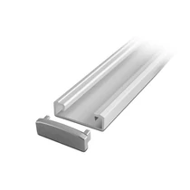 Led profil végzáró egyenes profilhoz