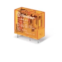 Miniatűr relé NYÁK/dugasz 10A 1-v 24VAC monostabil IP20 40.51.8.024.0000 FINDER