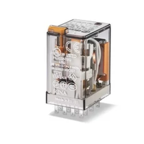 Általános célú relé 7A 4-v dugaszolós 12VDC monostabil IP20 55.34.9.012.0040 FINDER