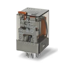 Relé 60.12 24V DC 2 váltóérintkező 10A FINDER