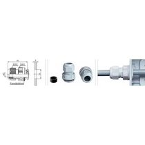 Tömszelence Perfect Fix M25*1.5 vil.szürke 11-17mm (50db/cs)