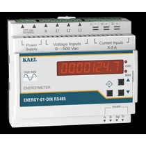 Fogyasztásmérő 3F Energy-01-DIN RS-485/X5 KAEL