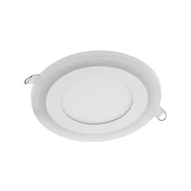 Lámpatest mennyezeti LED , süllyesztett, TWINS, 9W, (6+3W) 640LM, 3000K, IP20, 120FOK, 230V