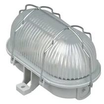 Hajólámpa, ovális, fémrácsos 60W ovális Somogyi Elektronic