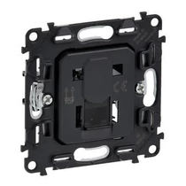 ValenaInMatic adatcsatlakozó dugalj UTP RJ45 8(8) Cat5e fekete csavaros LEGRAND