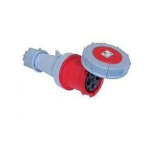 Ipari dugalj lengő 3P+N 63A 4P 400V(50+60Hz) piros egyenes IP67 műanyag 6h-pozíció PowerTwist PCE