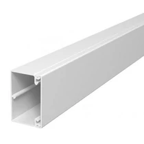 Vezetékcsatorna műanyag 60mm x 40mm 2000mm x krémfehér kezeletlen WDK40060CW OBO-BETTERMANN