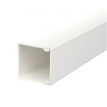 Vezetékcsatorna műanyag 40mm x 40mm 2000mm x krémfehér kezeletlen WDK40040CW OBO-BETTERMANN