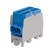 Fővezetéki leágazókapocs 130/100A Cu/Al csavaros kék 2x25+2x16mm2 HLAK 25 1/2 M2 Pollmann
