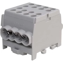 Fővezetéki leágazókapocs 150/125A Cu/Al csavaros szürke 2x35+6x25mm2 HLAK 35-1/6 M2 Pollmann