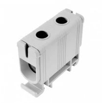Univerzális sorkapocs szürke 35-240mm2Cu/Alu 1P csavaros 2csatl./>25 mm2 UK 240/1 A Pollmann