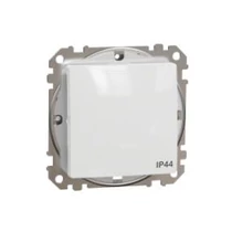 SednaÚj 106 váltókapcsoló betét adapterrel fehér süllyesztett csavaros IP44 Schneider