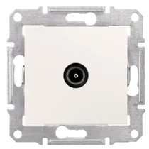 Sedna antenna aljzat TV süllyesztett krém 1-kimenet végzáró 1dB/860MHz/vonali Schneider