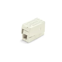 Csillárkapocs dupla kapocs 1mm2- 0.5mm2-min. 2.5mm2-max. fehér WAGO