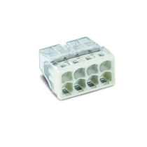 Vezetékösszekötő átlátszó 8-pólus 0.5-2.5mm2 24A 450V átlátszó WAGO