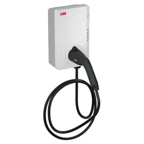 E-autó töltő RFID 5m-kábel 1-fázis 1x 7.4kW fali 1xT2 IP54 műanyag Terra AC-W7-G5-R-0 ABB