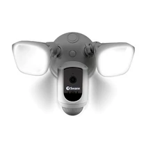WiFi kamera FHD 2400lmLED 125°PIR 2irányú hang sziréna fali 2Mp kültéri PAL 125° IP65 Swann