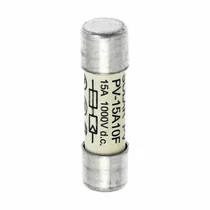 Hengeres biztosítóbetét szolár 10x38mm 15A 1000V DC Bussmann EATON