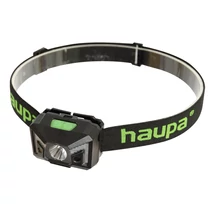 LED fejlámpa 3W 150lm 3xAAA műanyag beépített LED micro-elem/akku HUPflash155 Haupa