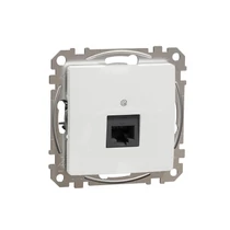 SednaÚj adatcsatlakozó dugalj UTP RJ45 8(8) Cat6A(IEC) süllyesztett fehér Schneider