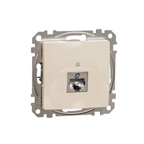 SednaÚj adatcsatlakozó dugalj STP RJ45 8(8) Cat6A(IEC) falonkívüli süllyesztett bézs Schneider