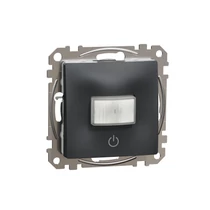 SednaÚj mozgásérzékelő nyomóval 160° 10A antracit 2200W 230V IP20 süllyesztett Schneider