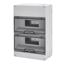 Kiselosztó FK átl. ajtó 2 soros 24M PE/N sín nélkül IP55 40CD DC1000V GEWISS