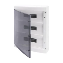 Kiselo. 40CD IP40 FK átl.ajtó 54M (3x18) PE/N (2 db GW40418B) sínnel GW40051BD