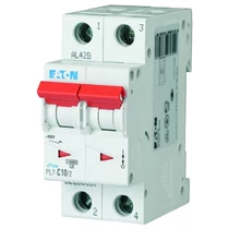 Kismegszakító 2P 10A C-jelleg 400V AC 10kA/60898 PL7-C10/2 EATON