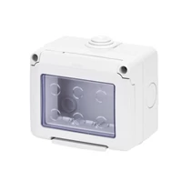 COMBI SYSTEM szerelvénydoboz FK szürke, gumimembrános 3 modulos, IP55 GW27043