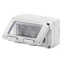 COMBI SYSTEM szerelvénydoboz FK szürke, gumimembrános 4 modulos, IP55 GW27044