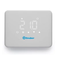 Szobatermosztát digitál 2xAA1,5V-elemes komplett 5-37°C 1v 5A 250V falonkívüli BLISS 1T.91 FINDER